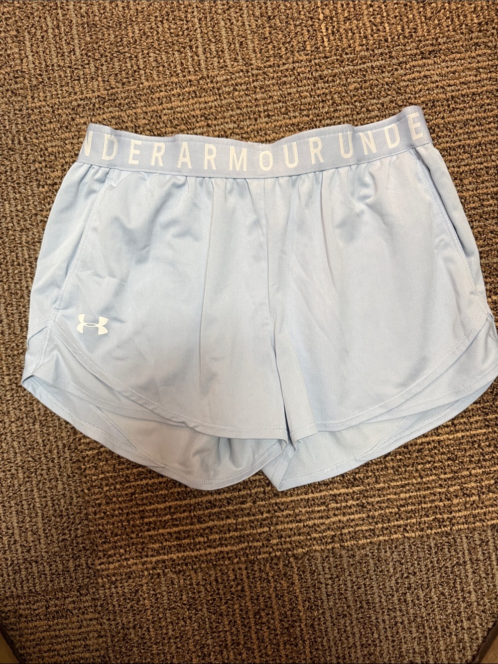 Under Armour Pale Blue Performance Running Shorts